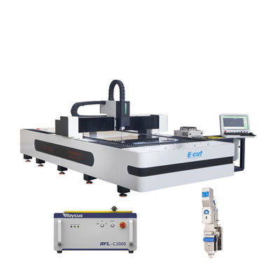 Máy cắt kim loại sợi quang 1000w với đầu WSX / Raytools